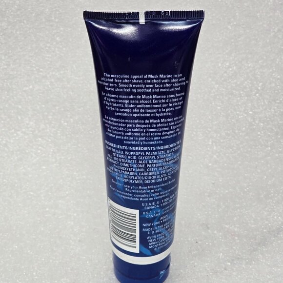 Avon Musk Marine After Shave Conditioner 100ml Mens Skin Care Refreshing - Picture 2 of 2
